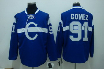 Montreal Canadiens 91 GOMEZ blue Montreal Canadiens 91 GOMEZ blue