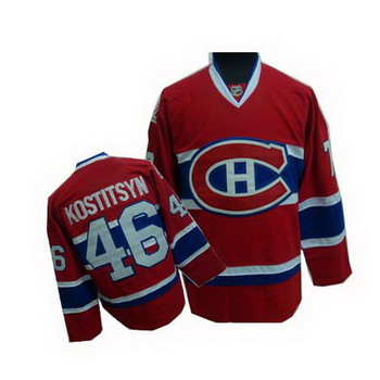 Cheap Montreal Canadiens 46 KOSTITSYN red CH For Sale