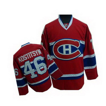 Montreal Canadiens 46 KOSTITSYN red CH