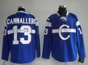 Cheap Montreal Canadiens 13 CAMMALLERI blue Jerseys For Sale