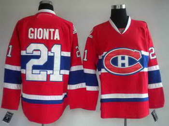 Cheap Jerseys Montreal Canadiens 21 GIONTA red NEW CH For Sale