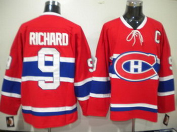 Cheap Montreal Canadiens 9 Richard red mitchellandness For Sale