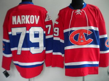 Montreal Canadiens 79 MARKOV red NEW CA Montreal Canadiens 79 MARKOV red NEW CA