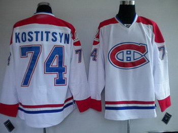 Cheap Montreal Canadiens 74 KOSTITSYN white NEW CH For Sale