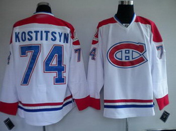 Montreal Canadiens 74 KOSTITSYN white NEW CH Montreal Canadiens 74 KOSTITSYN white NEW CH