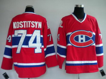 Cheap Montreal Canadiens 74 KOSTITSYN red NEW CH For Sale