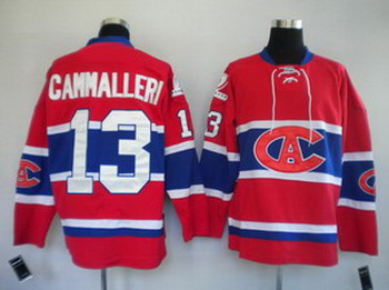 Cheap Montreal Canadiens 13 CAMMALLERI red CA For Sale