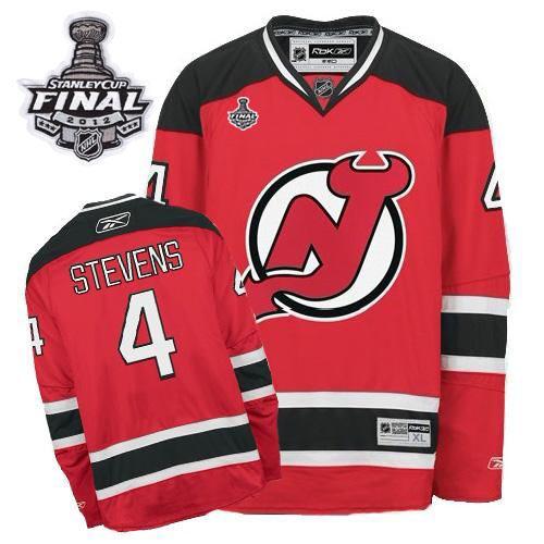 Cheap New Jersey Devils #4 Scott Stevens Red With 2012 Stanley Cup Finals Patch NHL Jerseys For Sale