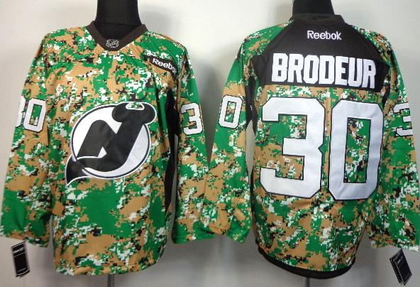 Cheap New Jersey Devils 30 Martin Brodeur Camo NHL Jerseys For Sale