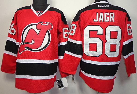 New Jersey Devils 68 Jaromir Jagr Red NHL Jerseys