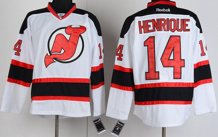 Cheap New Jersey Devils 14 Adam Henrique White Hockey NHL Jerseys For Sale