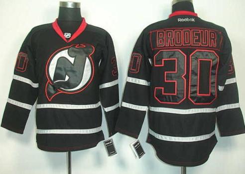 New Jersey Devils 30 Brodeur Black NHL Jersey 2012 New
