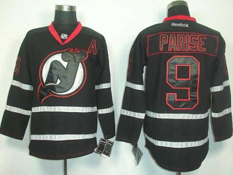 New Jersey Devils 9 PARISE Black NHL Jersey 2012 New New Jersey Devils 9 PARISE Black NHL Jersey 2012 New