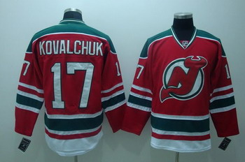 Cheap New Jersey Devils 17 IIlya Kovalchuk Red jerseys For Sale