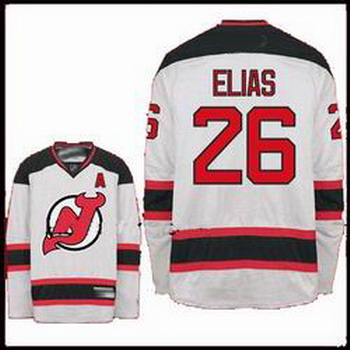 New Jersey Devils 26 Elias Red white Jersey