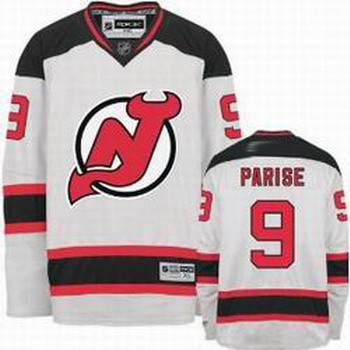 New Jersey Devils 9 Parise Red white Jersey