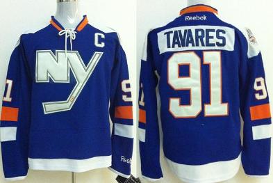 Cheap New York Islanders 91 John Tavares Blue NHL Jerseys For Sale