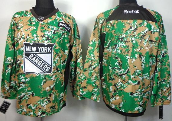 Cheap New York Rangers Blank Camo NHL Jerseys For Sale