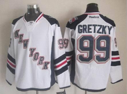 Cheap New York Rangers 99 Wayne Gretzky White 2014 Stadium Series NHL Jersey For Sale