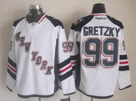 New York Rangers 99 Wayne Gretzky White 2014 Stadium Series NHL Jersey