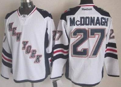 Cheap New York Rangers #27 Mcdonagh White 2014 Stadium Series NHL Jersey For Sale