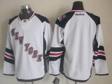 New York Rangers Blank White 2014 Stadium Series NHL Jersey