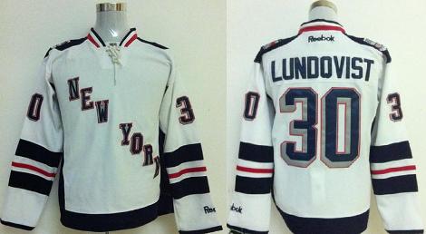 Cheap New York Rangers 30 Henrik Lundqvist White 2014 Stadium Series NHL Jersey For Sale