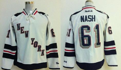 New York Rangers 61 Rick Nash White 2014 Stadium Series NHL Jersey