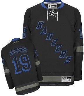 Cheap New York Rangers 19 Brad Richards Black Ice Fashion NHL Jerseys For Sale