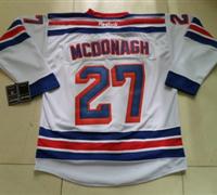 Cheap New York Rangers #27 Mcdonagh White NHL Jerseys For Sale