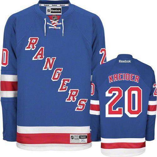 Cheap New York Rangers #20 Chris Kreider Light Blue NHL Jersey For Sale