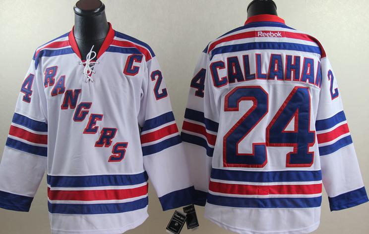 New York Rangers 24 Ryan Callahan White NHL Jersey New York Rangers 24 Ryan Callahan White NHL Jersey