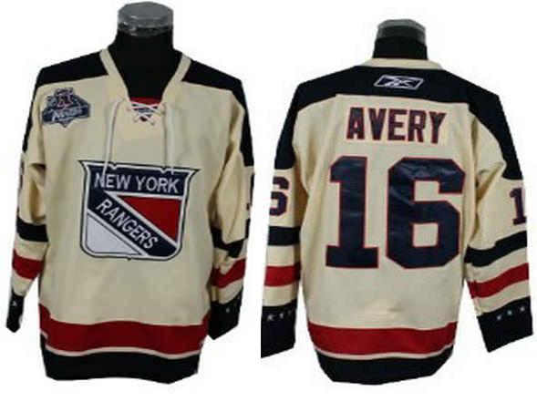 Cheap New York Rangers 16 Sean Avery 2012 Winter Classic Cream Jerseys For Sale