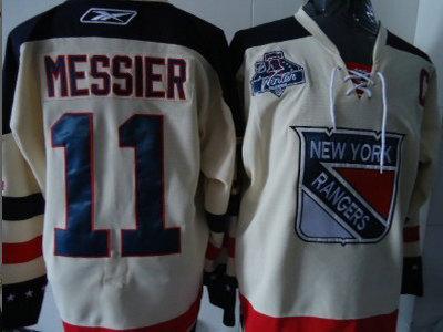 New York Rangers 11 Messier 2012 Winter Classic Cream Jersey