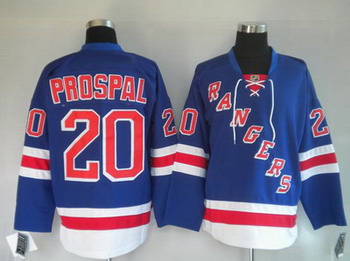Cheap hockey jerseys NY Rangers 20 PROSPAL blue For Sale