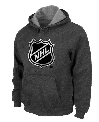 Cheap NHL Logo Big & Tall Pullover Hoodie D.Grey For Sale