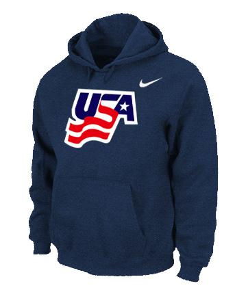 Cheap Nike USA Graphic Legend Performance Pullover Hoodie Dark Blue For Sale