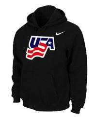 Cheap Nike USA Graphic Legend Performance Pullover Hoodie Black For Sale