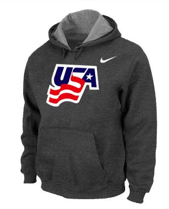 Cheap Nike USA Graphic Legend Performance Pullover Hoodie Grey For Sale