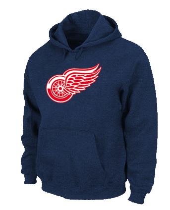 Cheap Detroit Red Wings Big & Tall Logo Pullover NHL Hoodie D.Blue For Sale