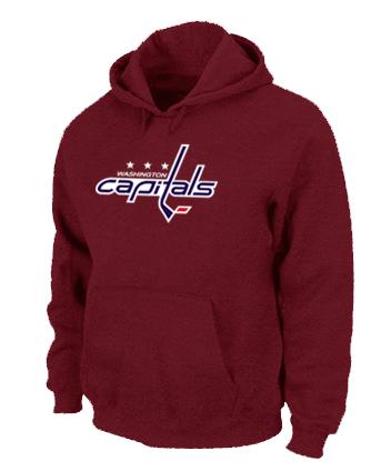 Cheap Washington Capitals Big & Tall Logo Pullover NHL Hoodie Red For Sale
