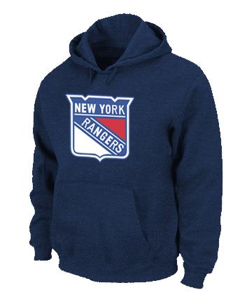 Cheap New York Rangers Big & Tall Logo Pullover NHL Hoodie D.Blue For Sale