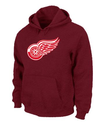 Cheap Detroit Red Wings Big & Tall Logo Pullover NHL Hoodie Red For Sale