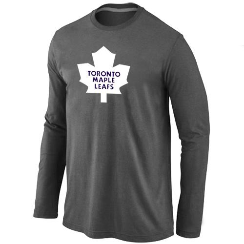 Cheap Toronto Maple Leafs Big & Tall Logo D.Grey Long Sleeve T-Shirt For Sale