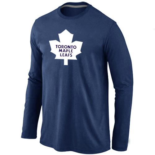 Cheap Toronto Maple Leafs Big & Tall Logo D.BLUE Long Sleeve T-Shirt For Sale
