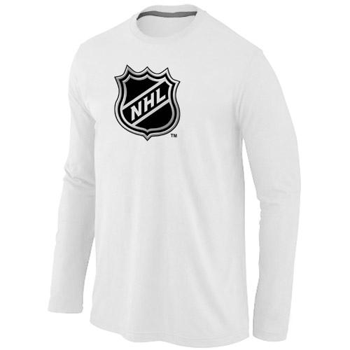 Cheap Big & Tall Logo White Long Sleeve T-Shirt For Sale