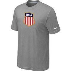 Cheap Nike Team USA Hockey Winter Olympics KO Collection Locker Room T-Shirt light grey For Sale