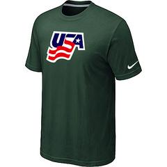 Cheap Nike USA Graphic Legend Performance Collection Locker Room T-Shirt dark green For Sale