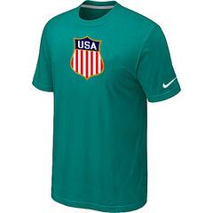 Cheap Nike Team USA Hockey Winter Olympics KO Collection Locker Room T-Shirt green For Sale