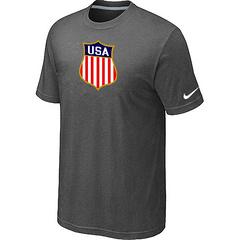 Cheap Nike Team USA Hockey Winter Olympics KO Collection Locker Room T-Shirt grey For Sale